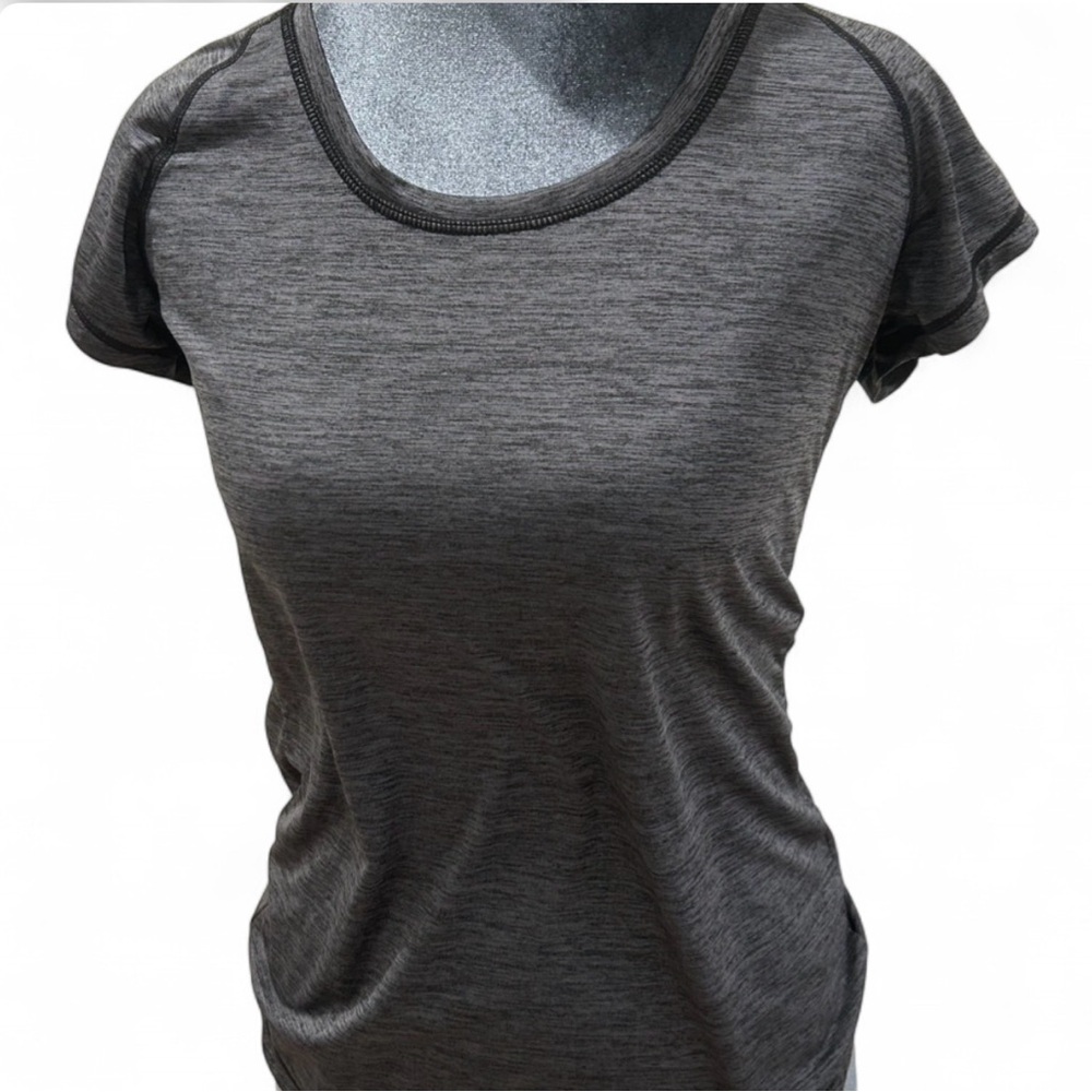 Zella Charcoal Heather Short Sleeve Tee